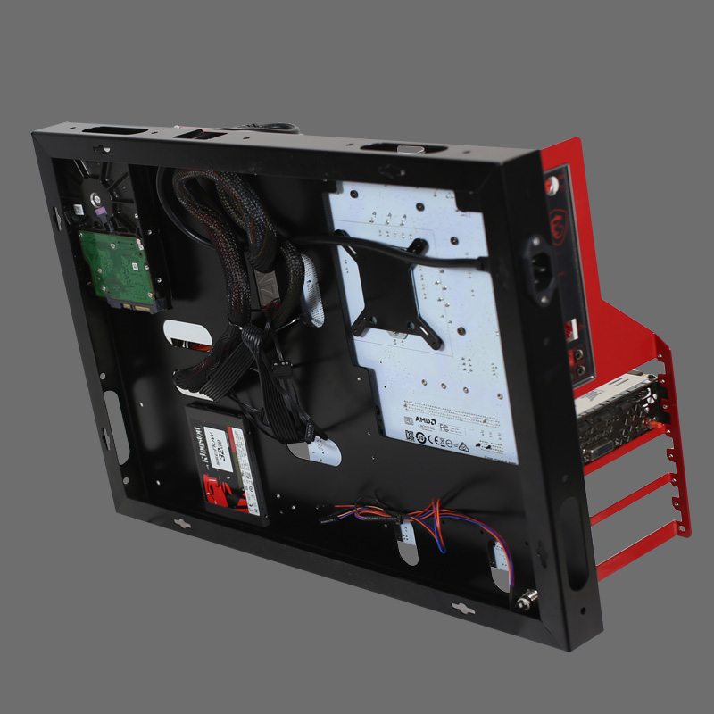 Wall mounted PC chassis Open h - Retro Gaming Cabinet recensie en prijs