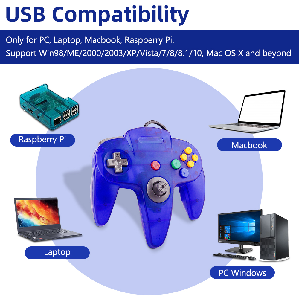N64 Controller Classic USB Wir - Retro Gaming Accessories recensie en prijs