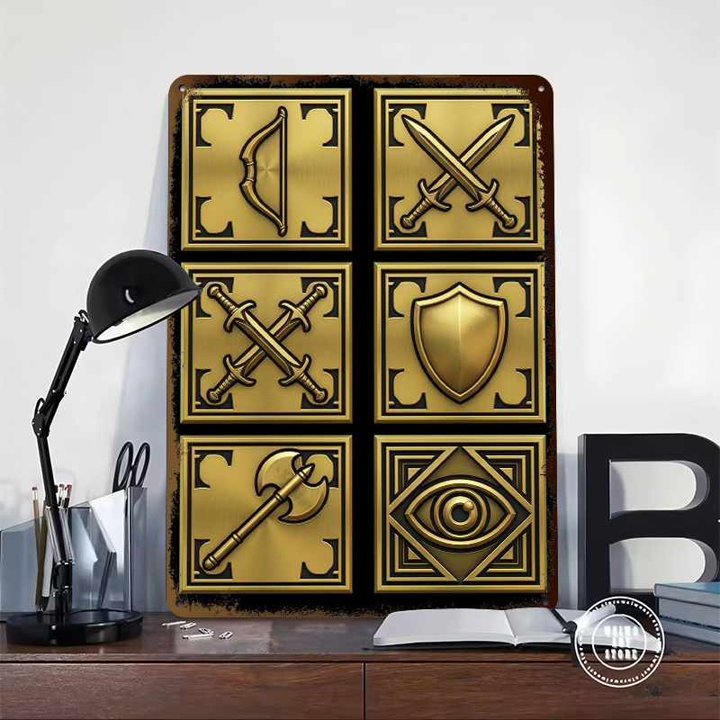 Fantasy Game Icons Tinplate Po - Retro Gaming Accessories recensie en prijs