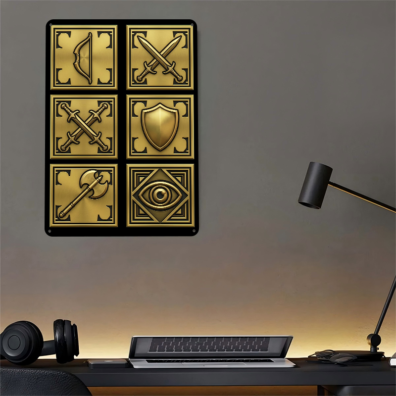 Fantasy Game Icons Tinplate Po - Retro Gaming Accessories recensie en prijs