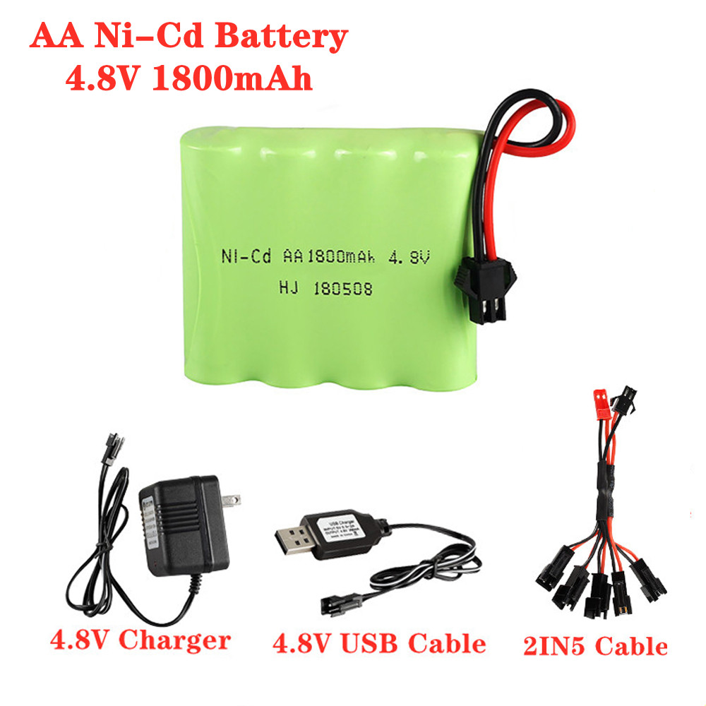 4.8V 1800mAh Ni-Cd AA Battery  - Rechargeable Battery Aa recensie en prijs