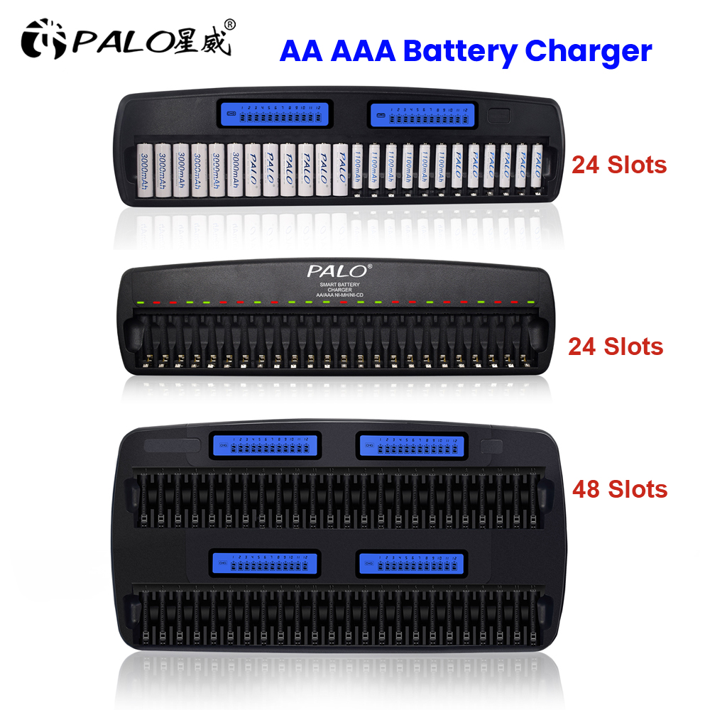 PALO 24/36/48 Slots 1.2V LCD D - Rechargeable Battery Aa recensie en prijs